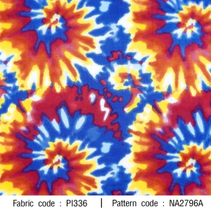 ลายพิมพ์ มัดย้อมก้นหอย