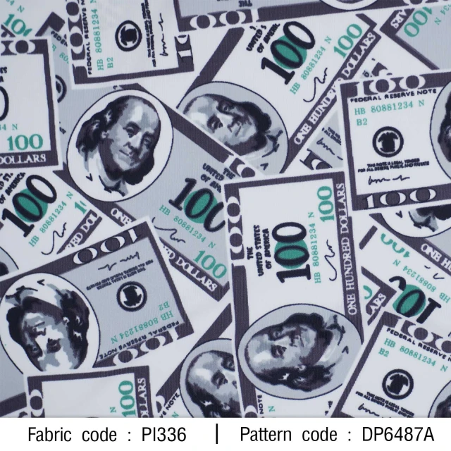 ลายพิมพ์ แบงค์ดอลล่าร์