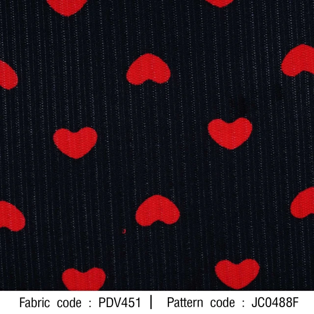 ลายพิมพ์ ผ้าร่องหัวใจใหญ่