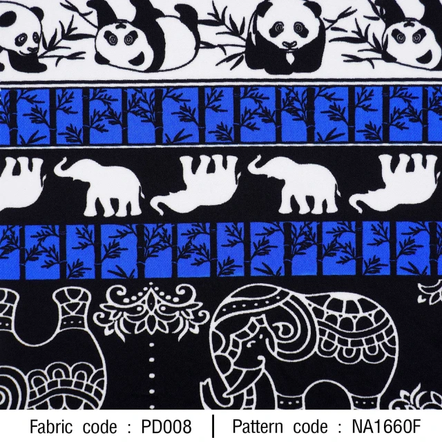 ลายพิมพ์ ช้างแพนด้า