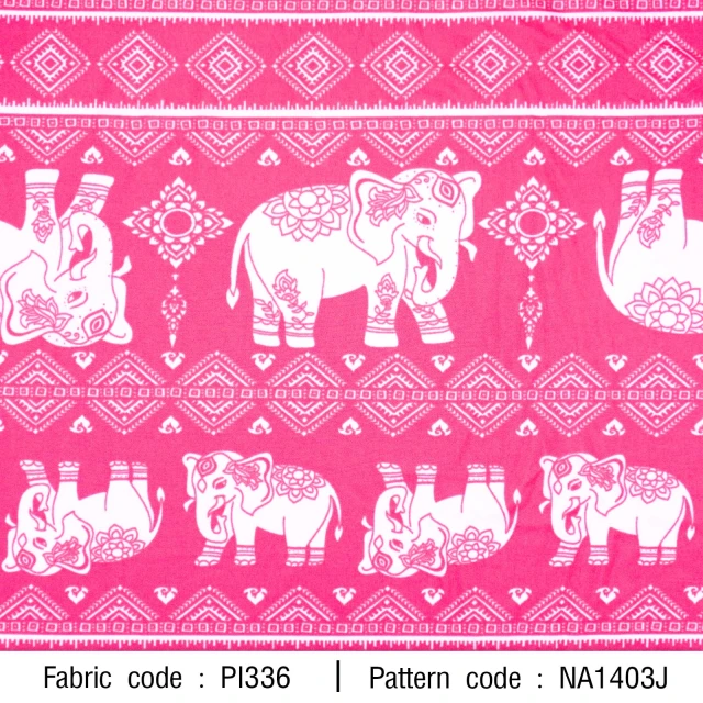 ลายพิมพ์ ช้างนีออน