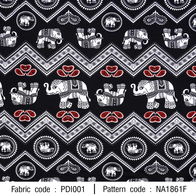 ลายพิมพ์ ช้างวิจิตรทัศไนย