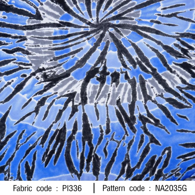 ลายพิมพ์ มัดย้อมแฉก