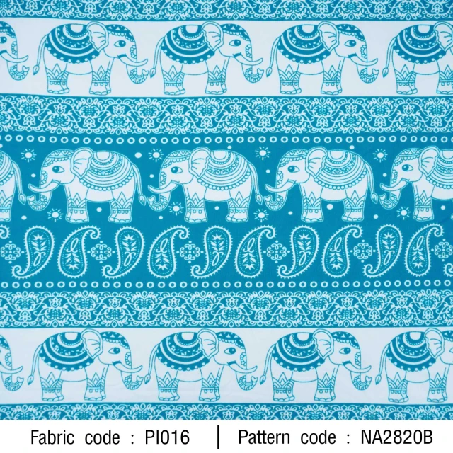 ลายพิมพ์ ช้างพื้นขาว