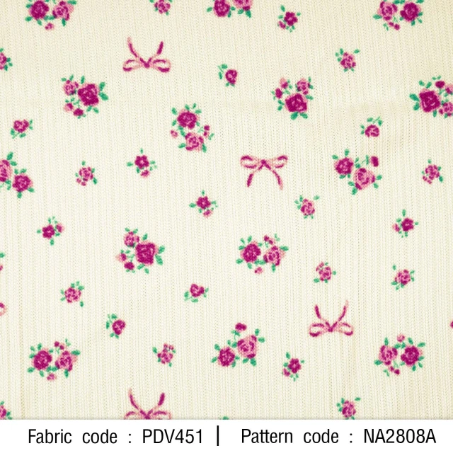 ลายพิมพ์ โบว์ดอกไม้