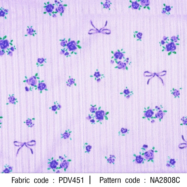 ลายพิมพ์ โบว์ดอกไม้