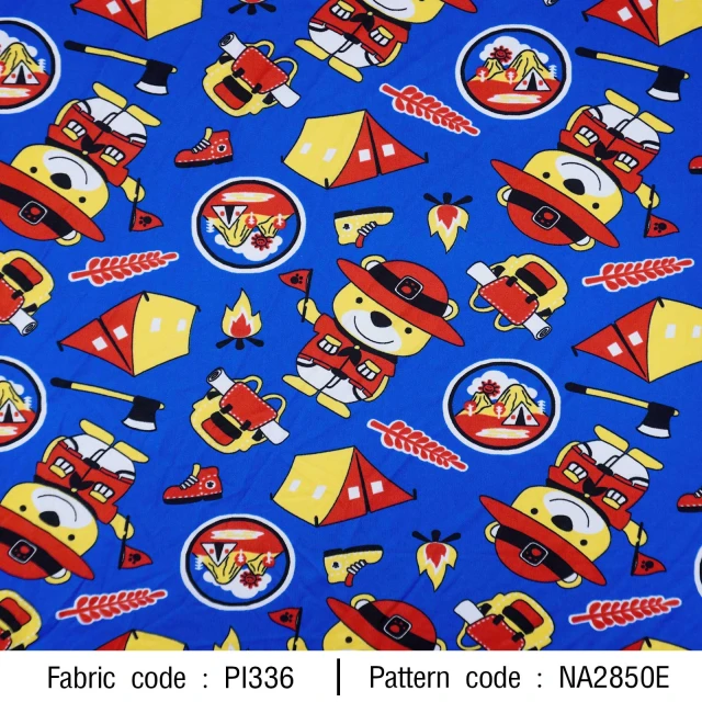 ลายพิมพ์ หมีเข้าค่าย