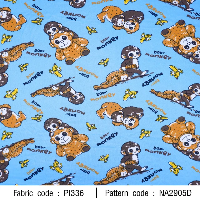 ลายพิมพ์ ลิงน้อย